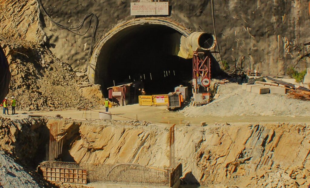 Uttarkashi tunnel rescue. 