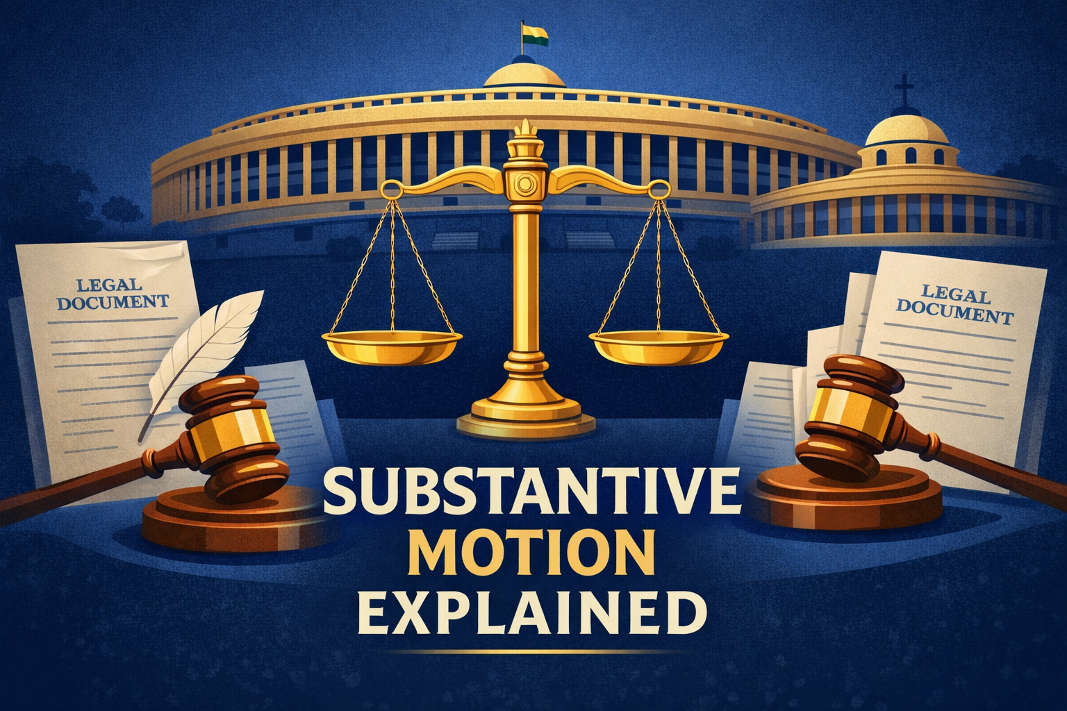 Substantive motion against Rahul Gandhi in Indian Parliament - Parliamentary procedure and expulsion process explained